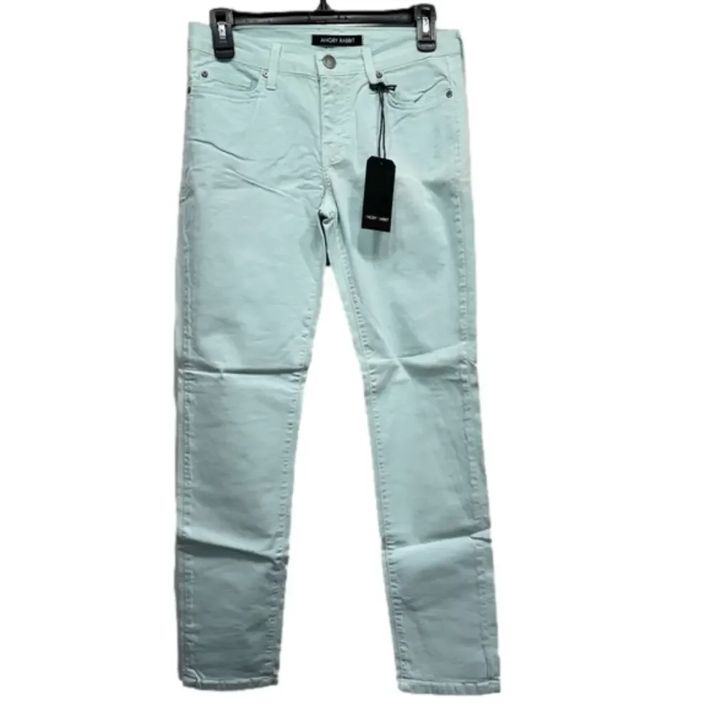 Angry Rabbit Light Mint Green Slim Fit Classic 5 Pocket Jeans Various Sizes